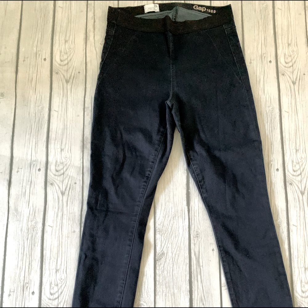 GAP 1969 revolution pull on denim jegging-29R-dark wash